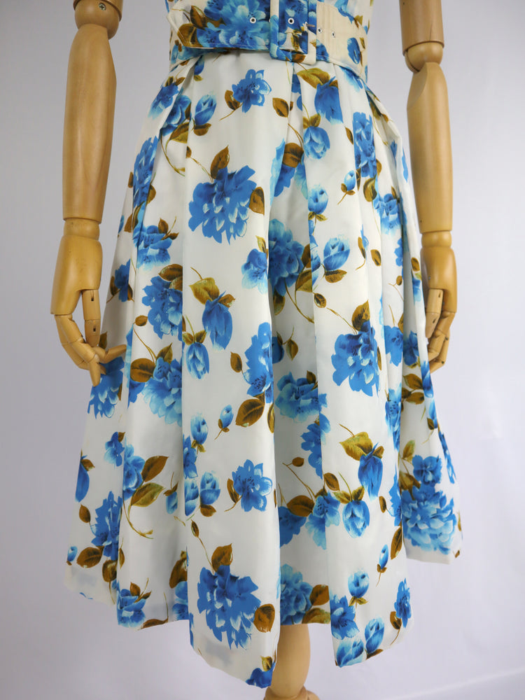 50s Floral Sundress - XS