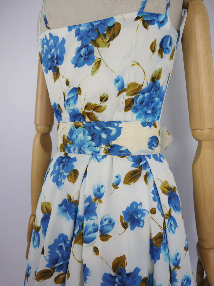 50s Floral Sundress - XS