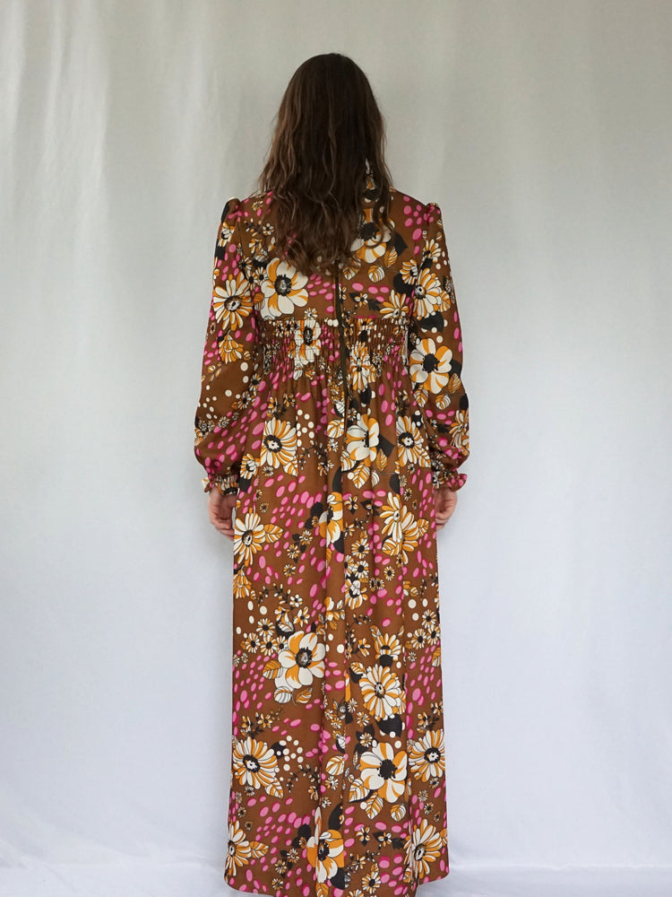 Novelty Flower Prairie Dress - S-M