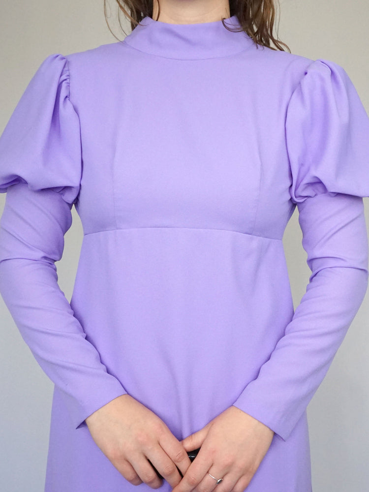 Lavender Mahoitres Sleeve Maxi - XS