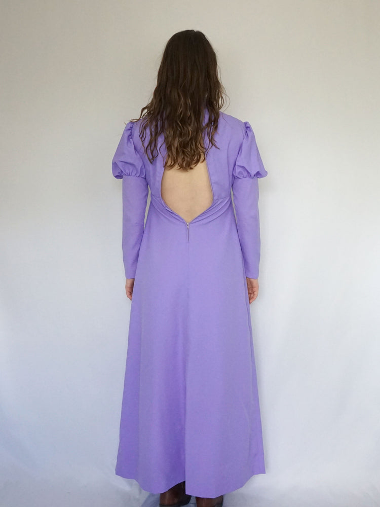 Lavender Mahoitres Sleeve Maxi - XS