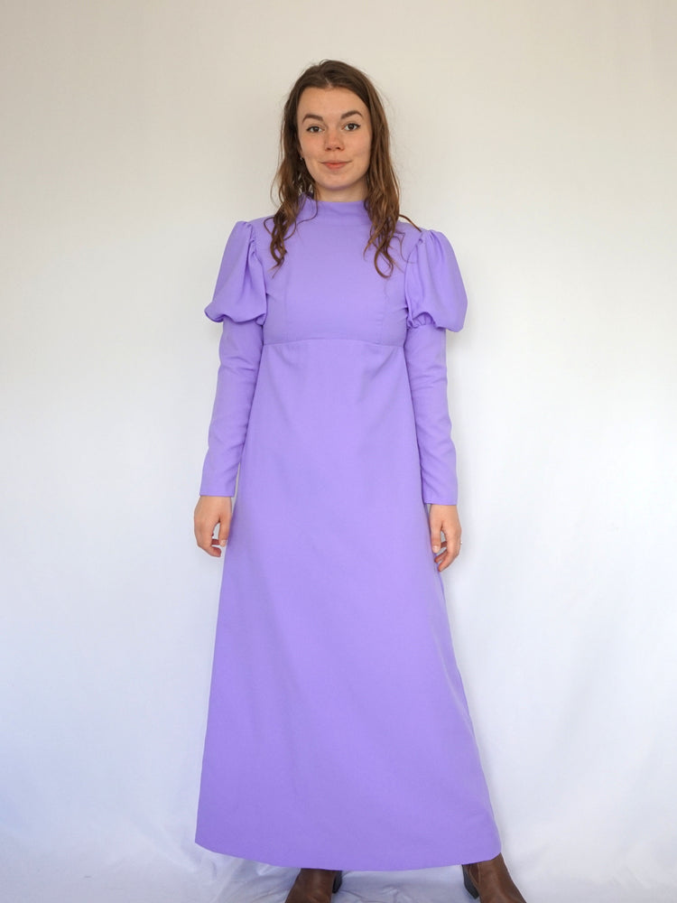 Lavender Mahoitres Sleeve Maxi - XS