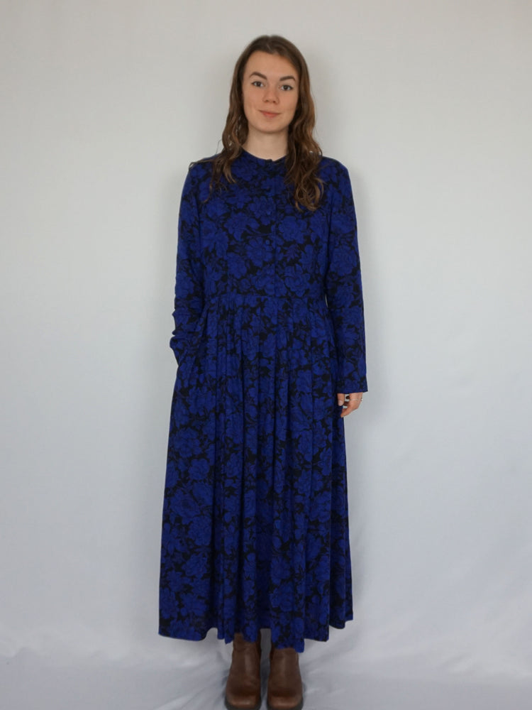 Navy Laura Ashley  Dress - L