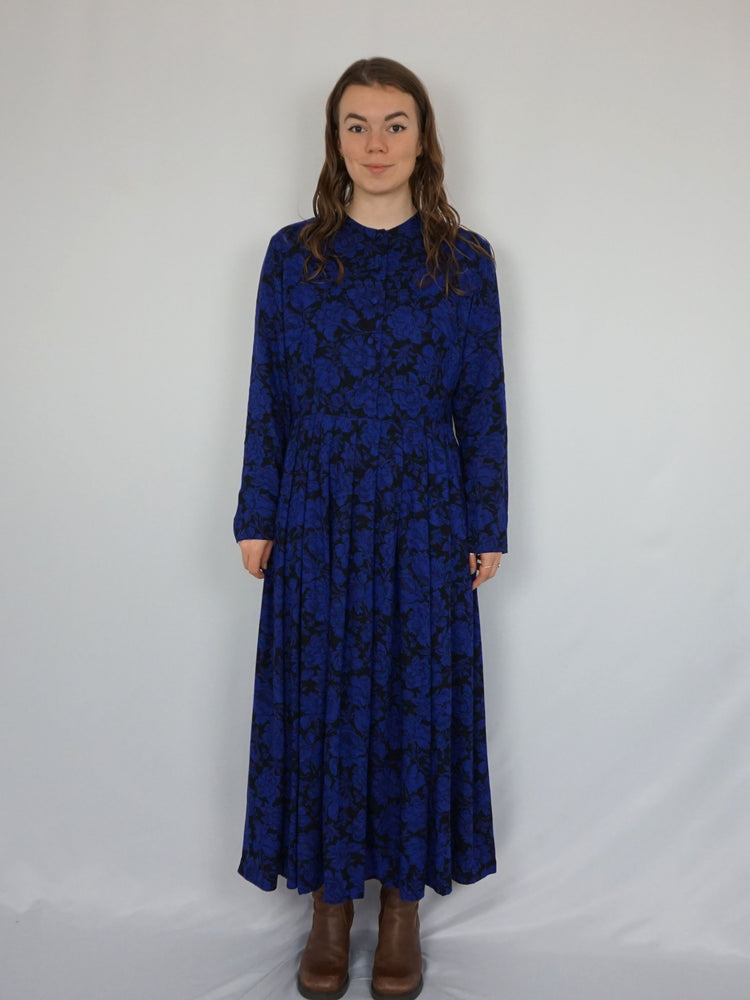 Navy Laura Ashley  Dress - L