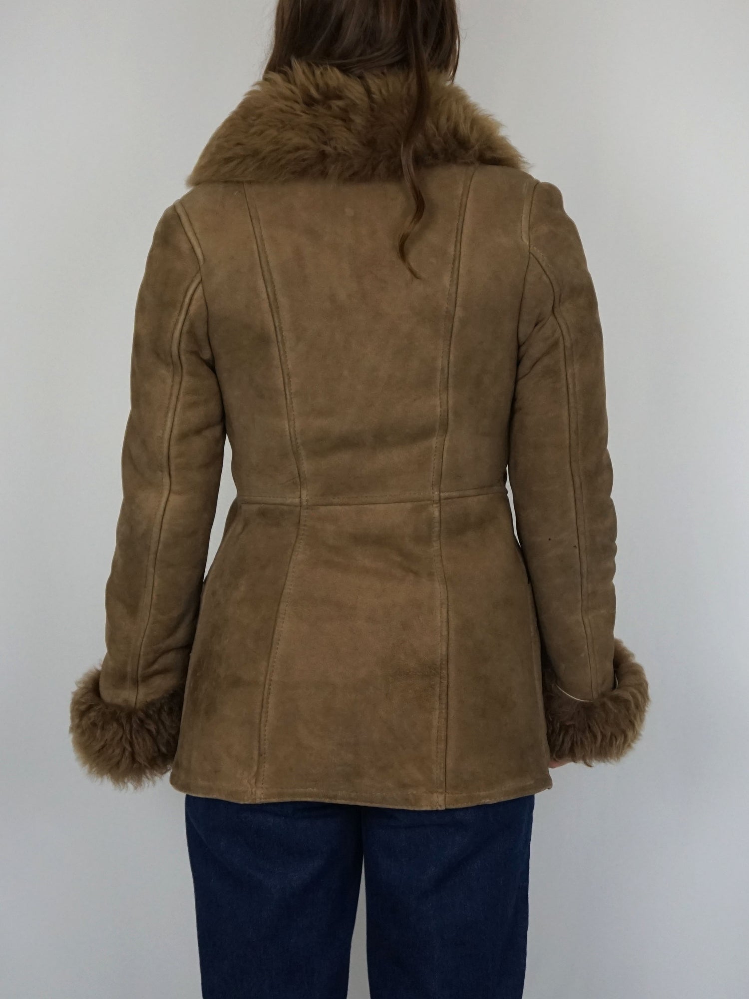 70s Sheepskin Shearling Coat