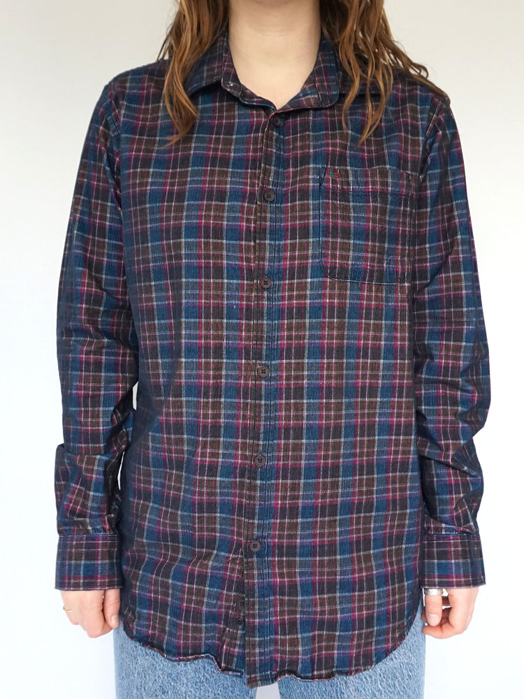 Checkered Corduroy Shirt - M/L