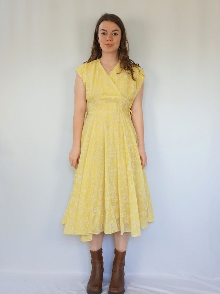 50s Yellow Sundress - XS