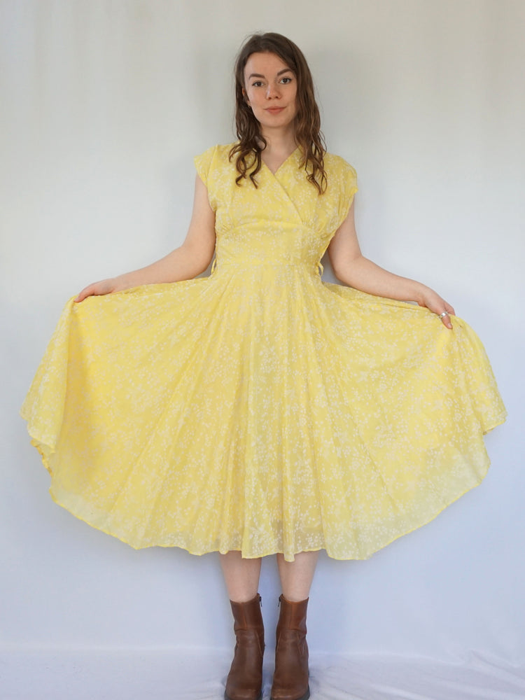 50s Yellow Sundress - XS