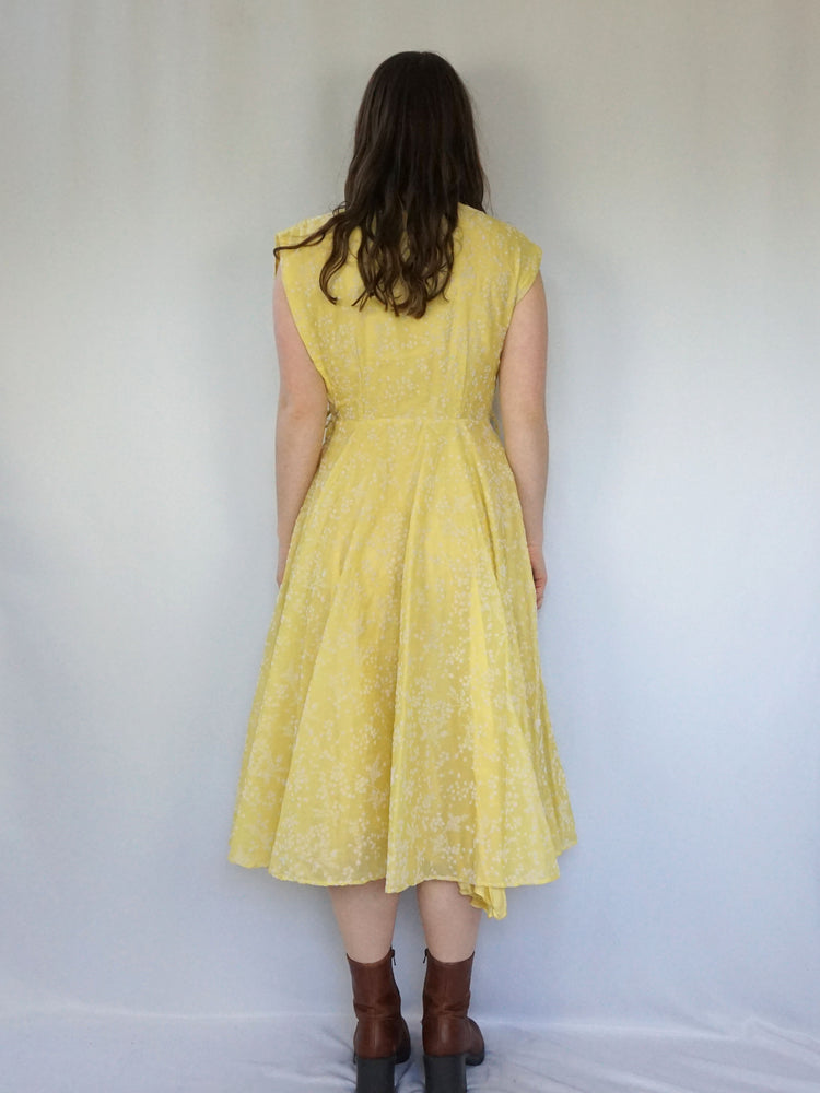 50s Yellow Sundress - XS